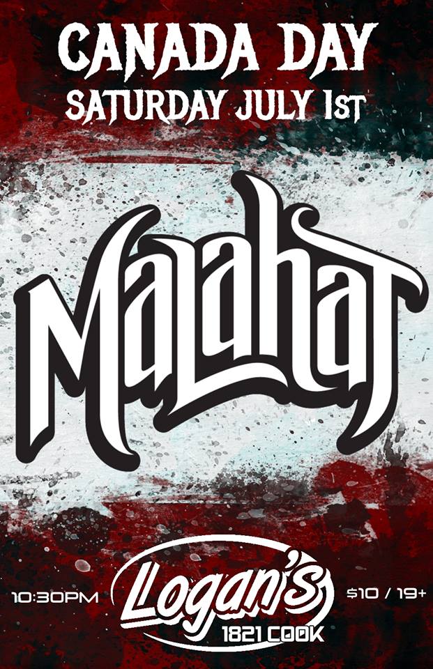 Malahat Jams on Canada Day!: MALAHAT @ Logan's Pub Jul 1 2017 - May 7th @ Logan's Pub