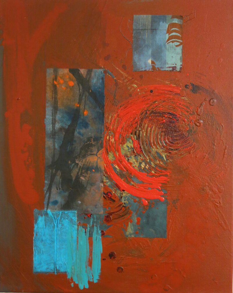 Cusp with a variety of mixed media paintings: Heather Midori Yamada @ Gage Gallery Arts Collective Oct 10 2017 - May 7th @ Gage Gallery Arts Collective