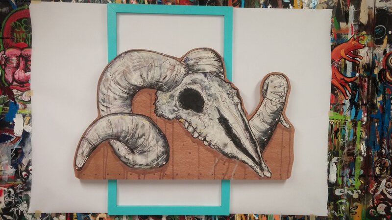 Dead or Alive (a collaborative art show): Lowfill Unlimited ,  (art collective featuring Stu Dobell & Aden Ellis) @ Bully Design Co Dec 9 2016 - May 9th @ Bully Design Co