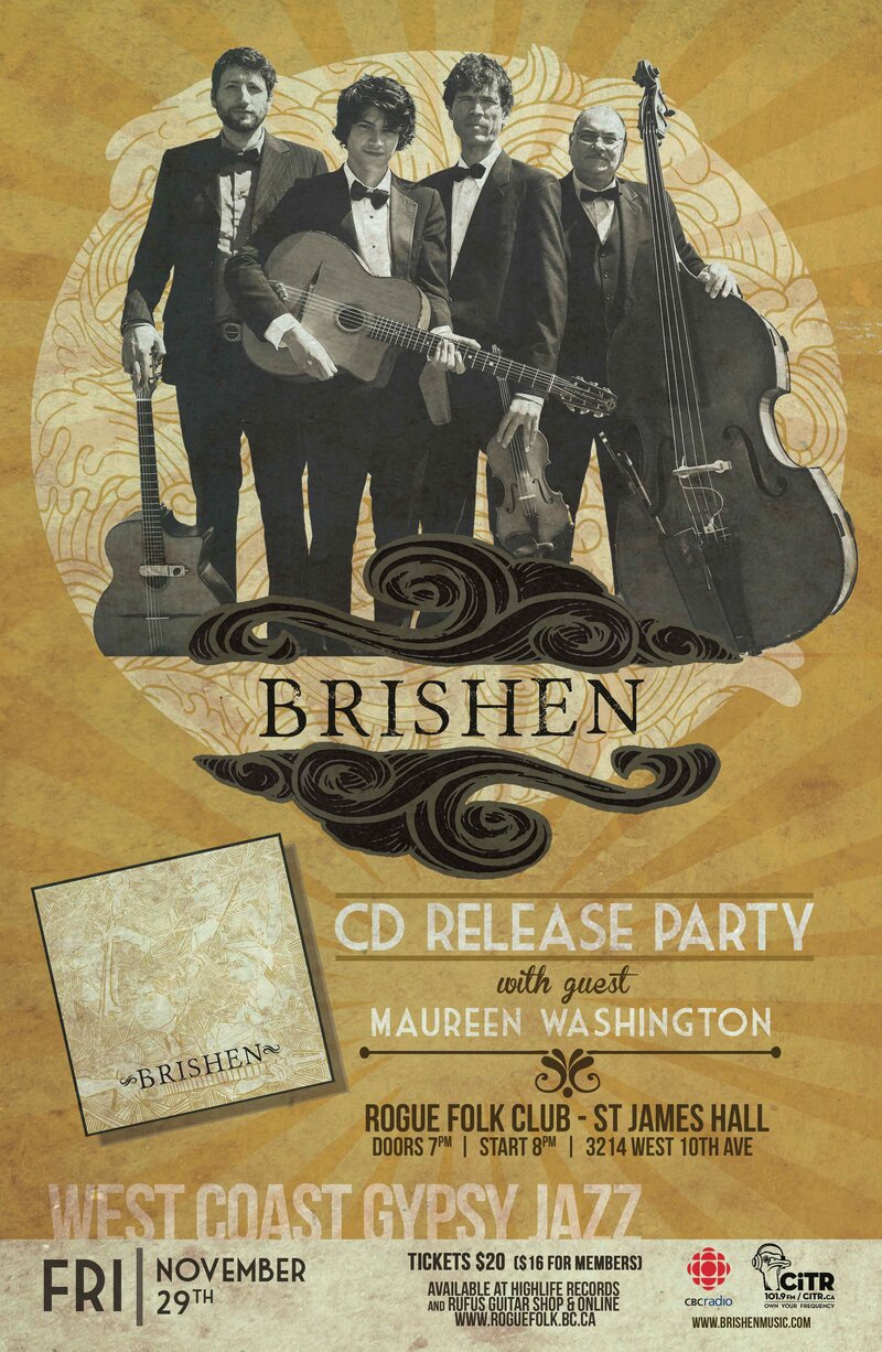 Quinn Bachand's Brishen, Maureen Washington @ St. James Community Hall Nov 29 2013 - May 7th @ St. James Community Hall
