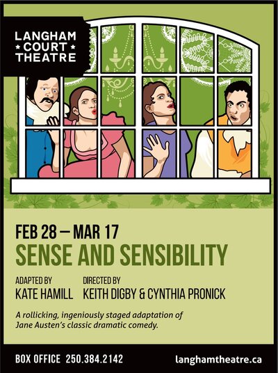 Sense and Sensibility @ Langham Court Theatre Mar 10 2018 - Jun 6th @ Langham Court Theatre