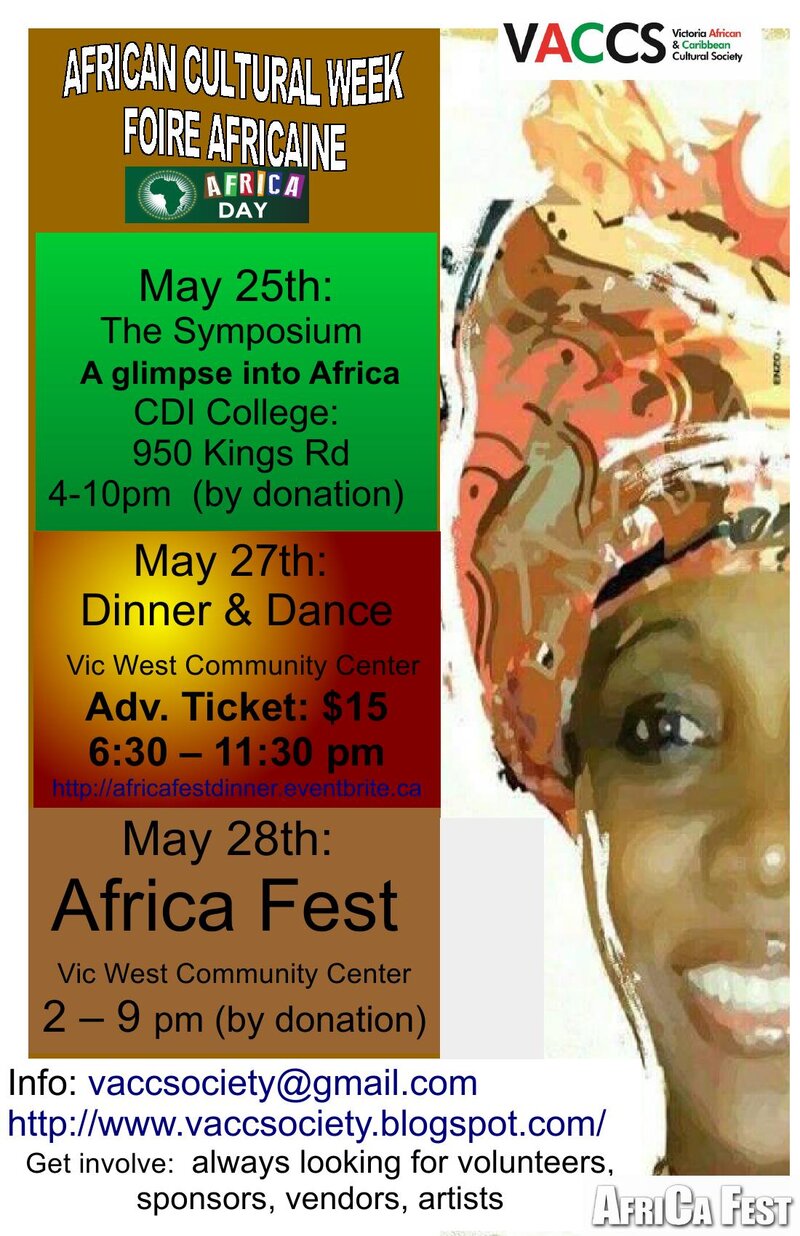 Africa Fest & Fair @ Victoria West Community Association May 28 2016 - May 6th @ Victoria West Community Association
