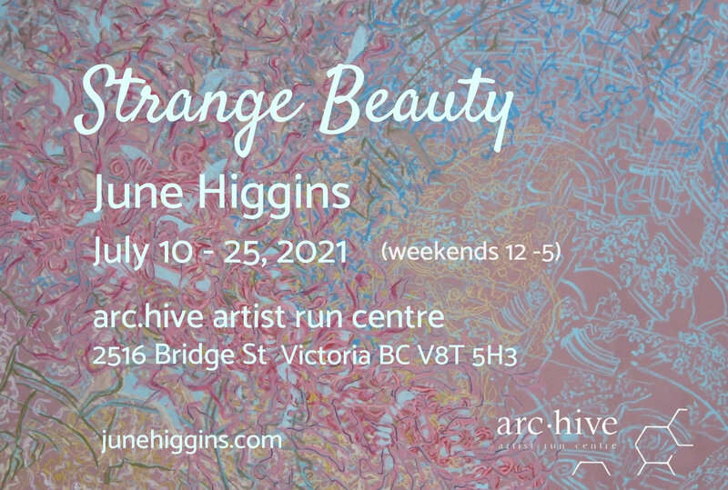 Strange Beauty: June Higgins @ arc.hive artist run centre Jul 24 2021 - May 6th @ arc.hive artist run centre