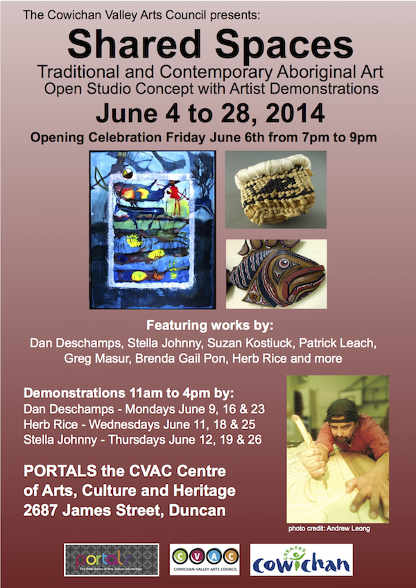 Shared Spaces, Traditional And Contemporary Aboriginal Art Show @ PORTALS Annex - Jun 04, 2014