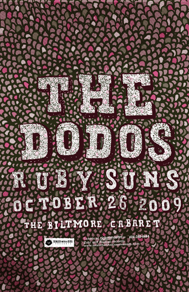 The Dodos, Ruby Suns @ The Biltmore Cabaret Oct 26 2009 - May 8th @ The Biltmore Cabaret