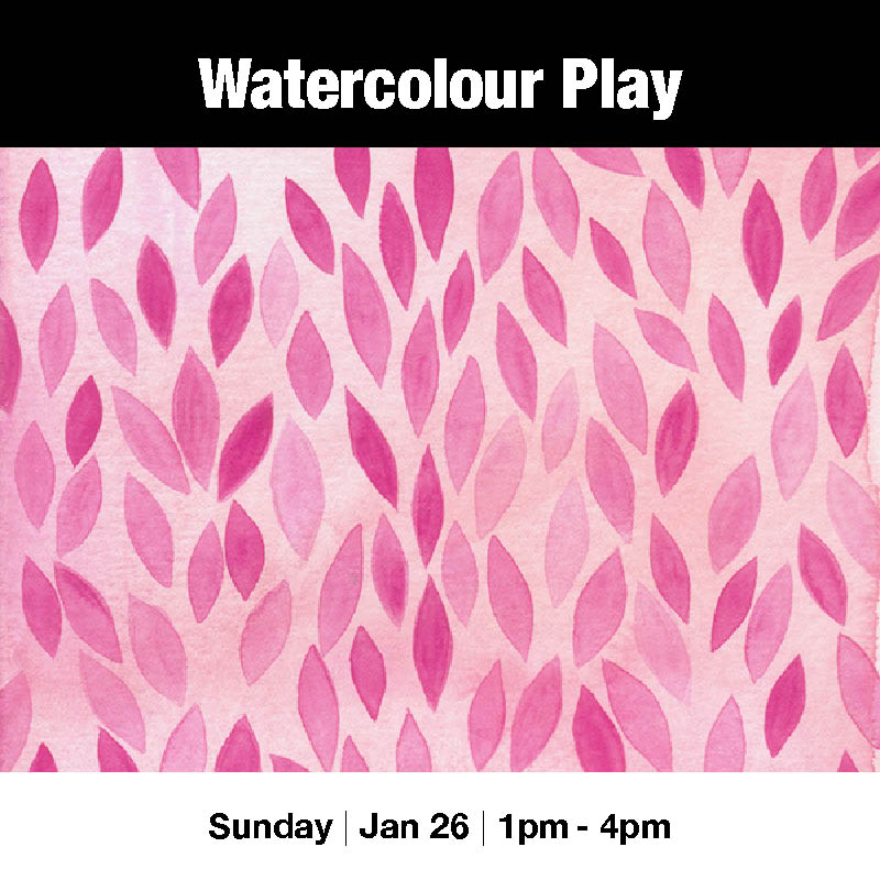 Watercolour Play @ Vancouver Island School of Art Jan 26 2020 - Jun 3rd @ Vancouver Island School of Art