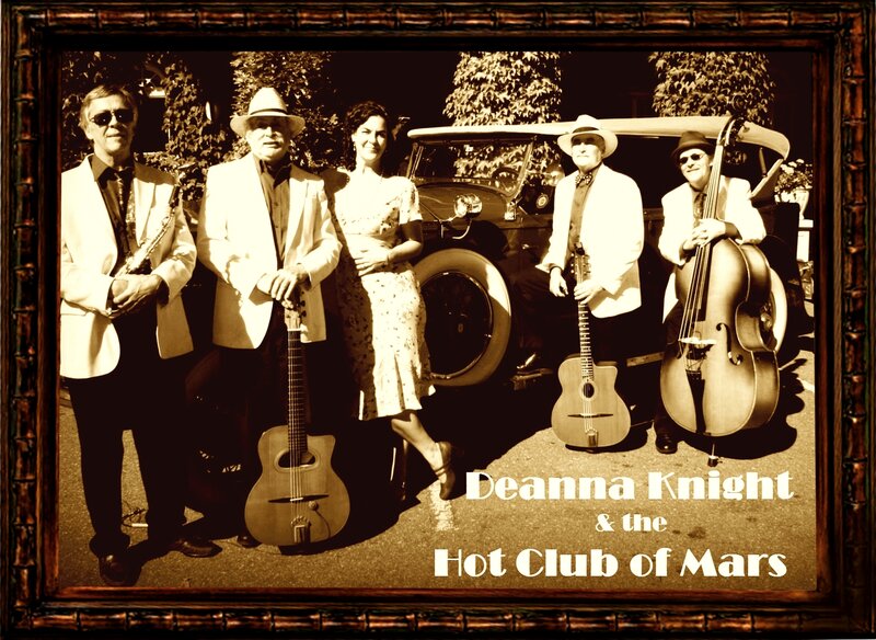 Live Jazz & Swing: Deanna Knight, Deanna Knight & the Hot Club of Mars @ Cafe deux Soleils Dec 11 2016 - May 7th @ Cafe deux Soleils