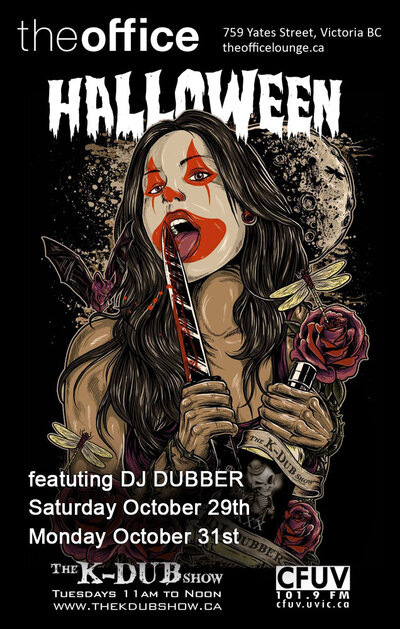 HALLOWEEN NIGHT w/: DJ DUBBER @ TheOfficeLounge Oct 29 2011 - May 6th @ TheOfficeLounge
