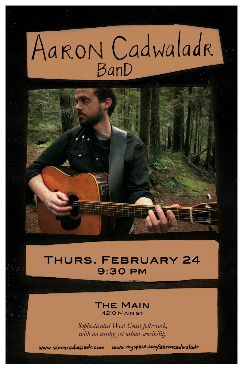 Aaron Cadwaladr Band @ The Main - Feb 24, 2011