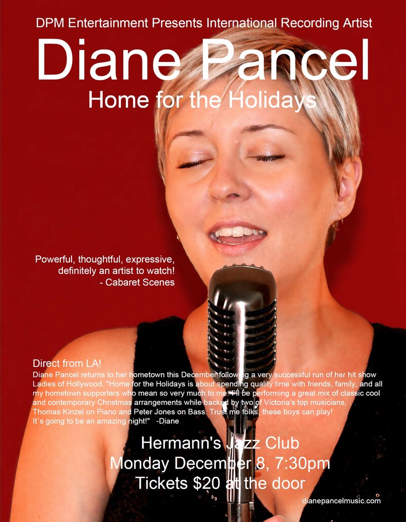 Diane Pancel: Diane Pancel, Thomas Kinzel, Peter Jones @ Hermann's Jazz Club Dec 8 2014 - May 6th @ Hermann's Jazz Club