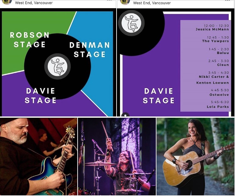Car Free West End Day - various artists: Lola Parks, Ostwelve  @ Davie Stage - Car Free West End Jun 15 2019 - May 5th @ Davie Stage - Car Free West End