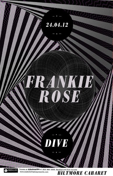 Frankie Rose, Dive @ The Biltmore Cabaret Apr 24 2012 - May 30th @ The Biltmore Cabaret