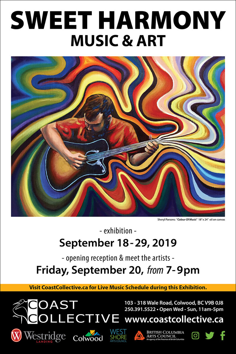 Sweet Harmony @ Coast Collective Art Society Sep 18 2019 - Jul 24th @ Coast Collective Art Society