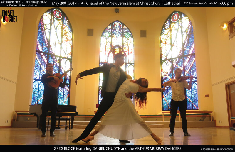 Greg Block (featuring:), Daniel Chudyk, Arthur Murray Dancers @ Christ Church Cathedral  May 20 2017 - May 6th @ Christ Church Cathedral 