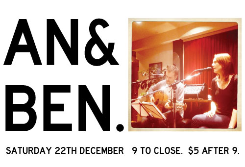 An&Ben @ Canoe Brewpub Dec 22 2012 - May 6th @ Canoe Brewpub