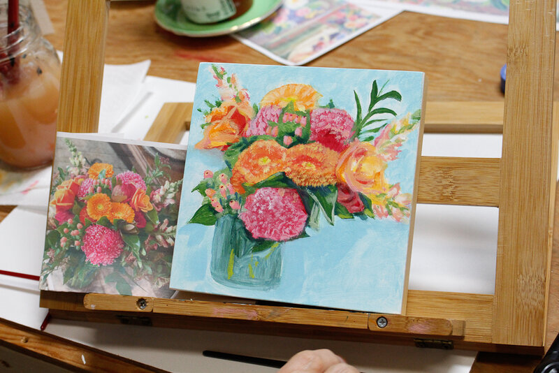 Acrylic Painting Studio Class- Tuesday Evenings: Laura Bonnie @ North Park Art Studio Nov 5 2019 - May 1st @ North Park Art Studio