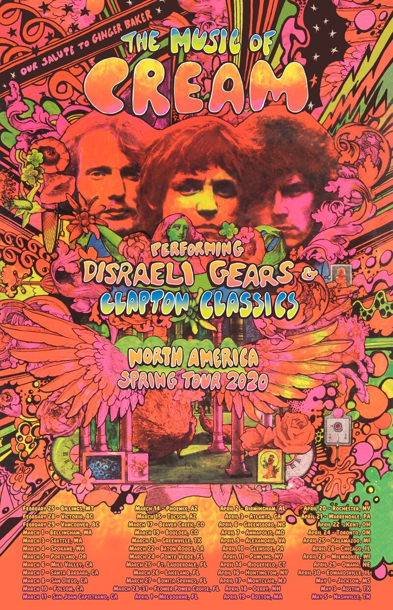 Music of Cream @ Rickshaw Theatre Feb 29 2020 - May 12th @ Rickshaw Theatre