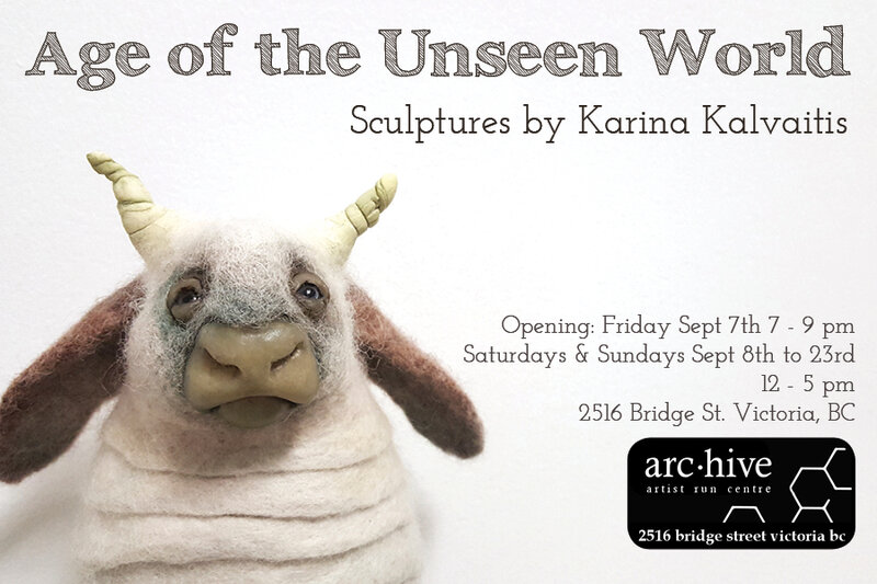 Age of the Unseen World: Karina Kalvaitis @ arc.hive Sep 8 2018 - Jun 16th @ arc.hive