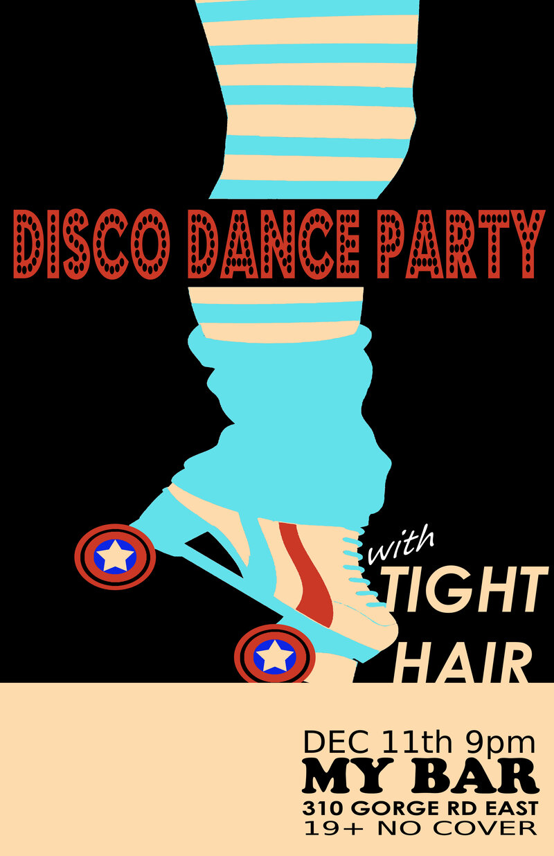 Disco Dance Party: Tight Hair @ My Bar and Grill Dec 11 2015 - May 1st @ My Bar and Grill