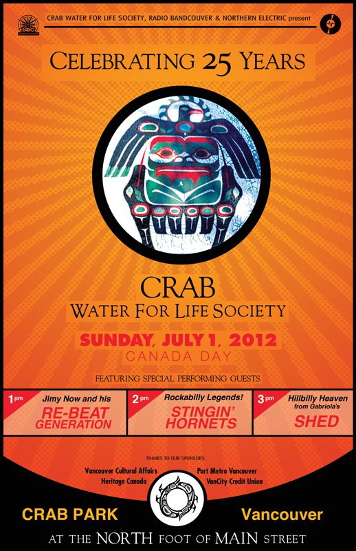 Crab Park's 25th Anniversary Festival: Shed , The Stingin' Hornets, Jimy Now @ Crab Park @ Portside - Jul 01, 2012