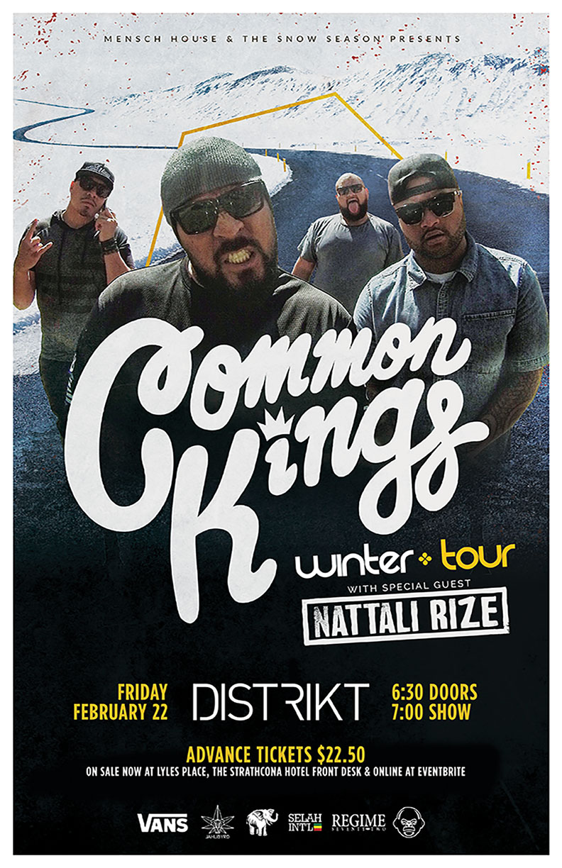 Beach Fire Entertainment presents: Common Kings, Nattali Rize @ Distrikt Feb 22 2019 - May 10th @ Distrikt