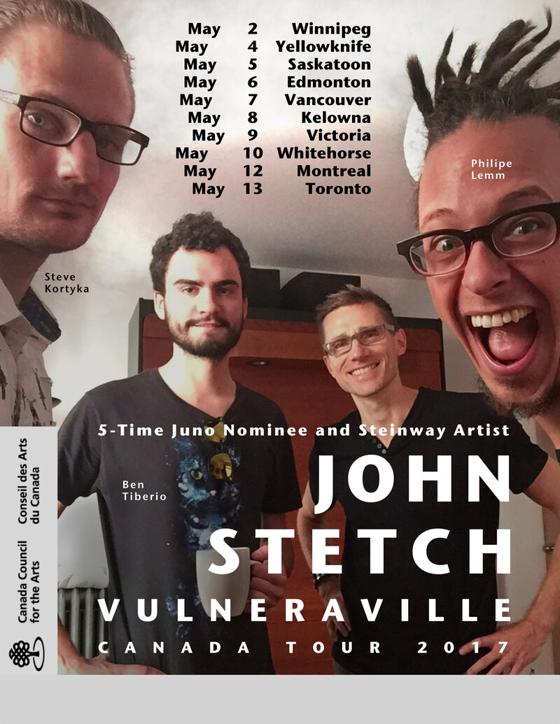 5-Time Juno Nominee and Steinway Artist: John Stetch @ Hermann's Jazz Club May 9 2017 - Jun 4th @ Hermann's Jazz Club