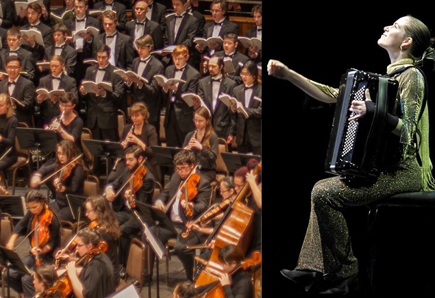 Uvic Orchestra, Uvic Chorus, Jelena Milojević  (accordion), Cassidy Stahr (mezzo-soprano) @ The Farquhar at UVic Mar 7 2020 - May 6th @ The Farquhar at UVic
