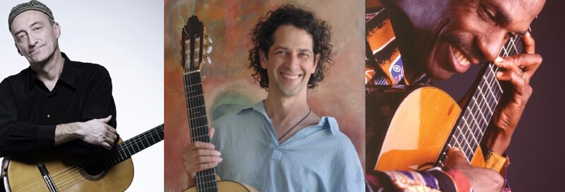 West Coast World Guitar Trio: Itamar Erez, Celso Machado, Miroslav Tadic @ The ACT Apr 22 2018 - May 7th @ The ACT