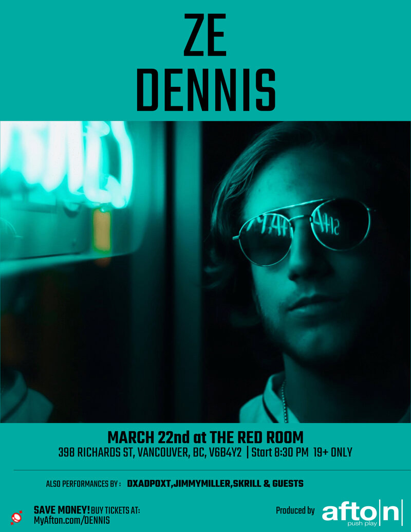 Afton Vancouver showcase - March 2020 @ The Red Room Mar 22 2020 - Jun 9th @ The Red Room