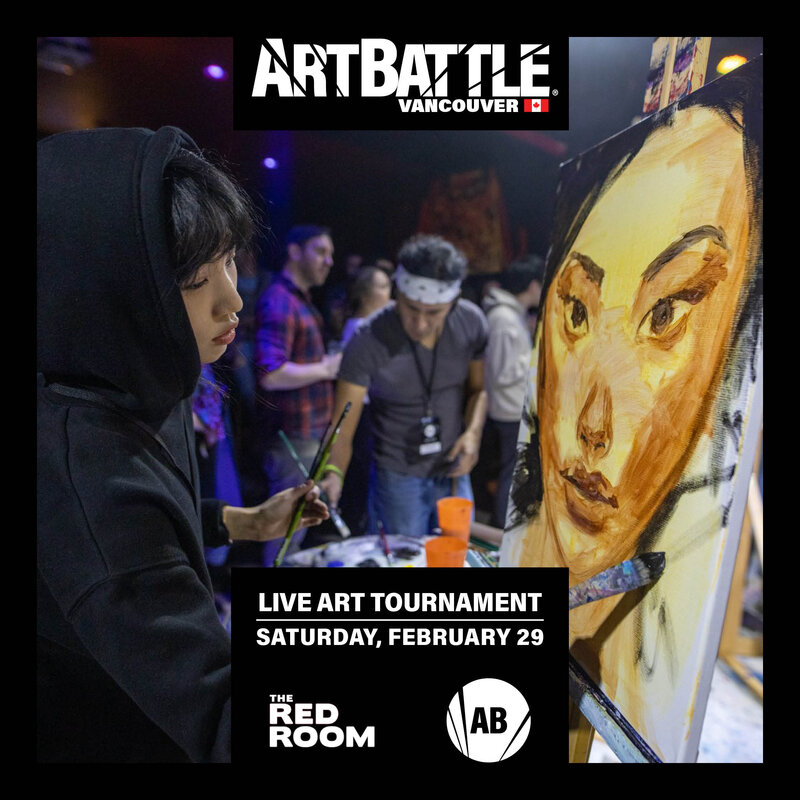Art Battle Vancouver - February 29, 2020 @ The Red Room Feb 29 2020 - Jun 9th @ The Red Room