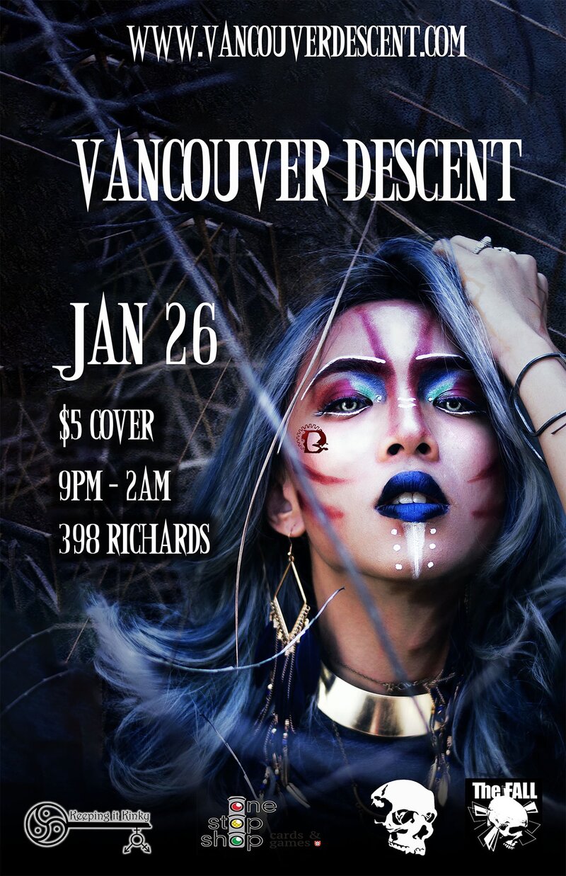Descent January Gothic Party @ The Red Room Jan 26 2020 - Jun 11th @ The Red Room