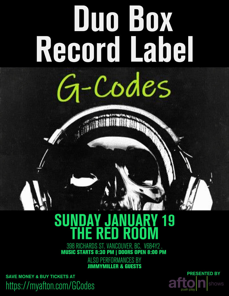 AFTON JANUARY VANCOUVER SHOWCASE @ The Red Room Jan 19 2020 - Jun 8th @ The Red Room