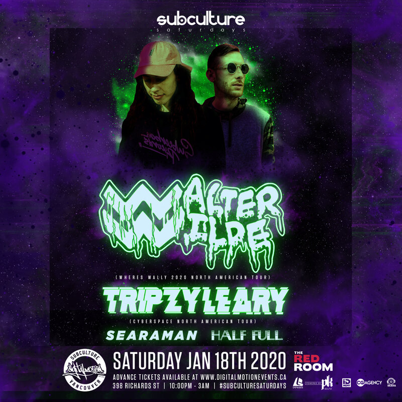 Walter Wilde , Tripzy Leary @ The Red Room Jan 18 2020 - Jun 14th @ The Red Room