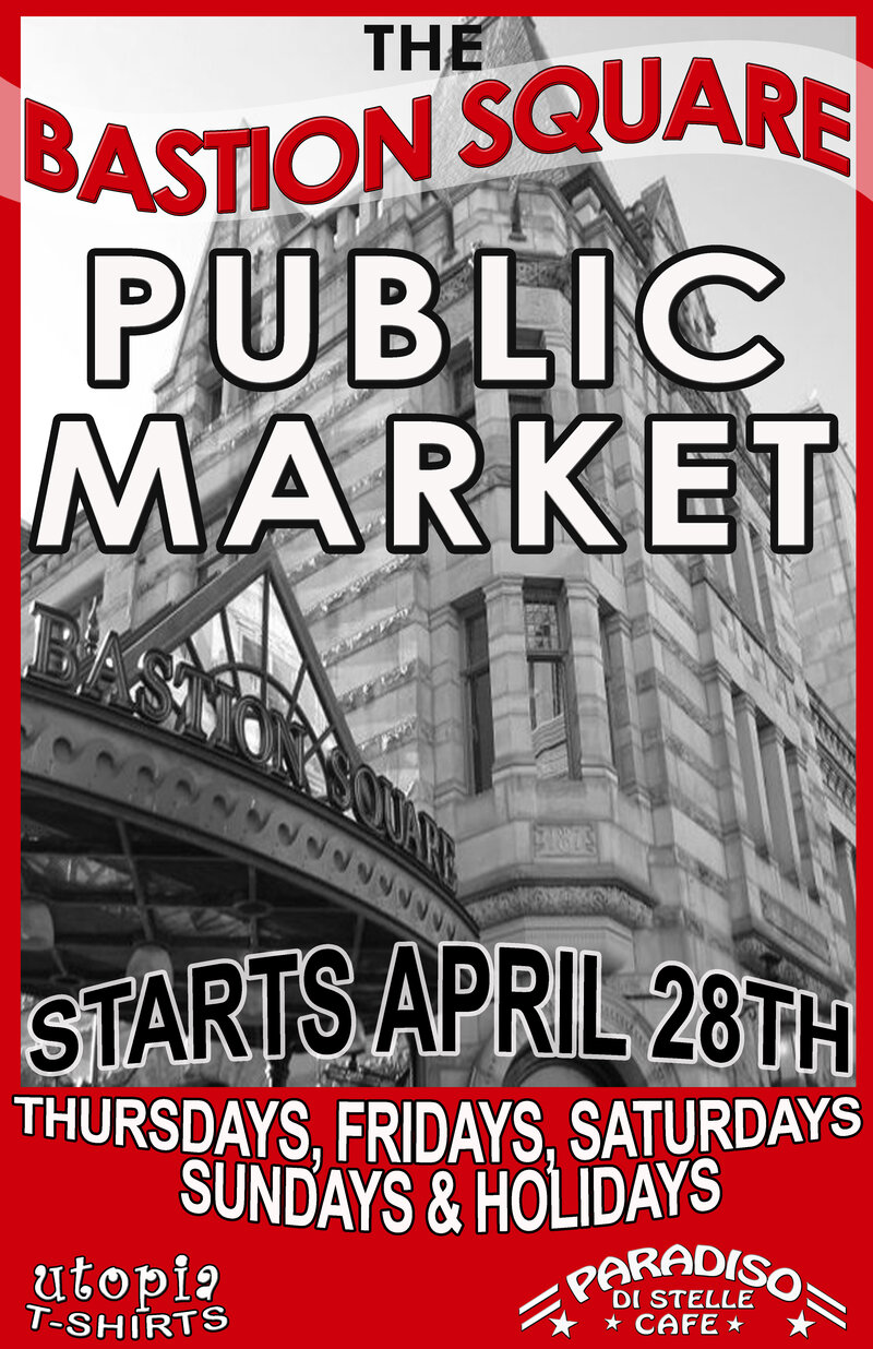 Bastion Square Public Market @ Bastion Square Sep 8 2016 - May 6th @ Bastion Square