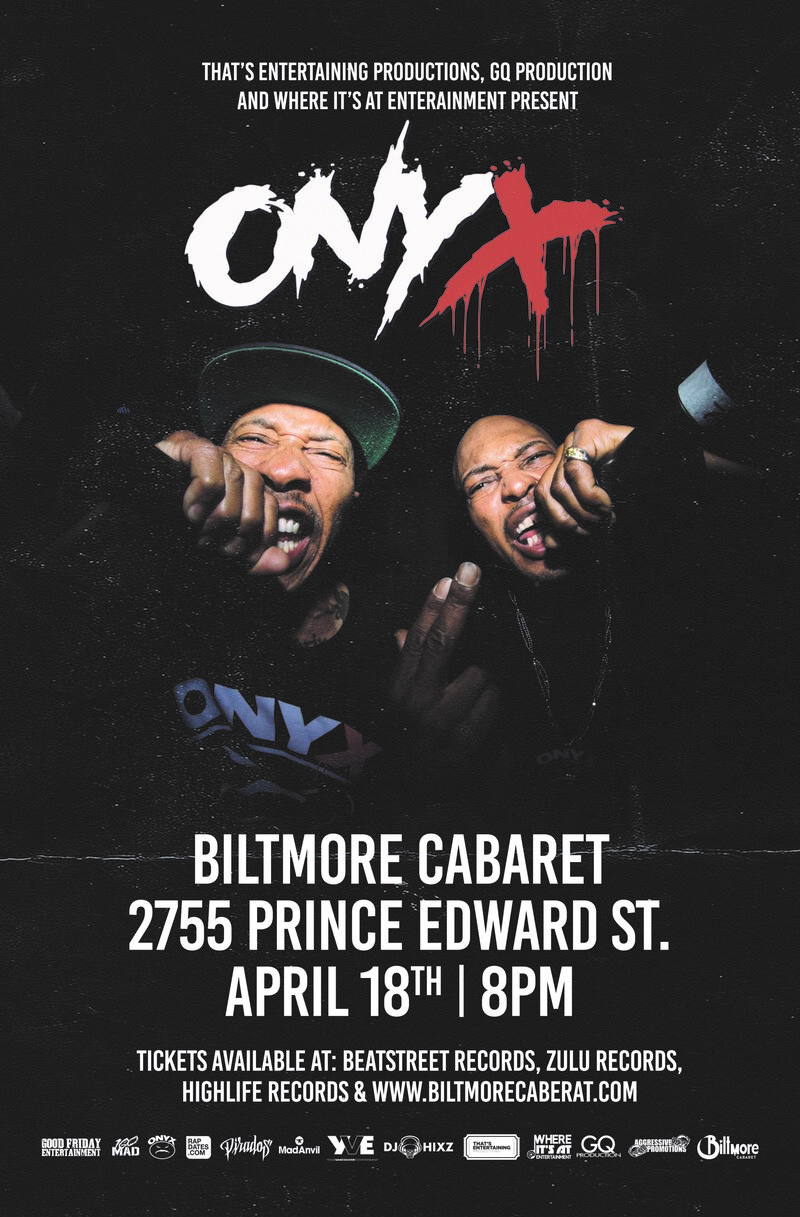 ONYX @ The Biltmore Cabaret Apr 18 2019 - May 5th @ The Biltmore Cabaret