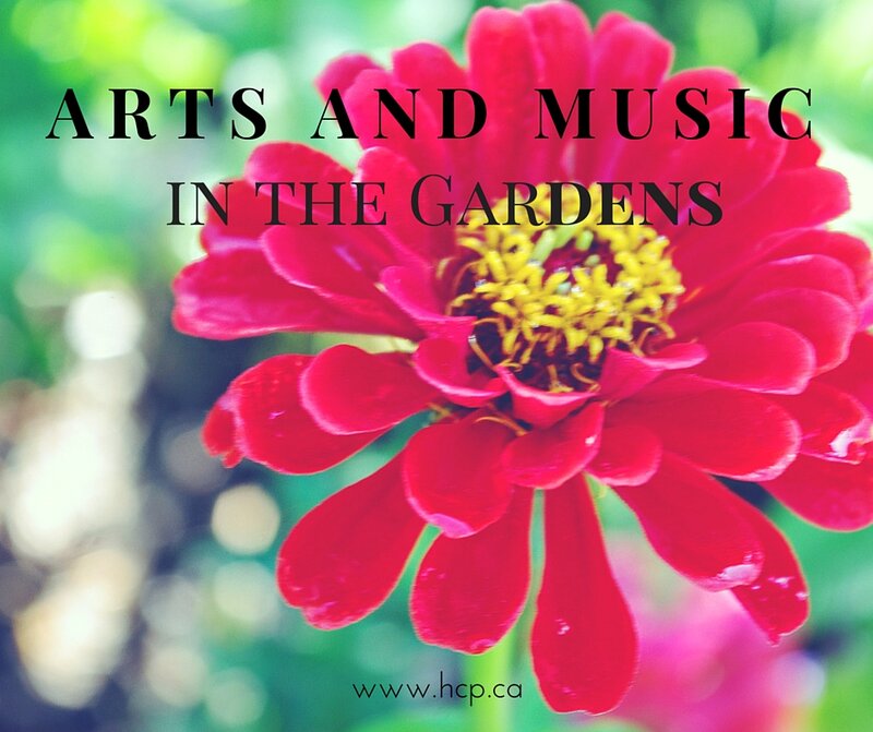 Arts and Music in the Gardens:   Rowan Forest  , Ray Spencer, Brad Prevedoros, Louise Eldridge, Morimba, Julie Hensley , Kevin Ramsay, Key C, Julie Grannary, Hi Kommand , Kate Cino x 4 @ The Gardens at HCP Aug 6 2016 - May 1st @ The Gardens at HCP