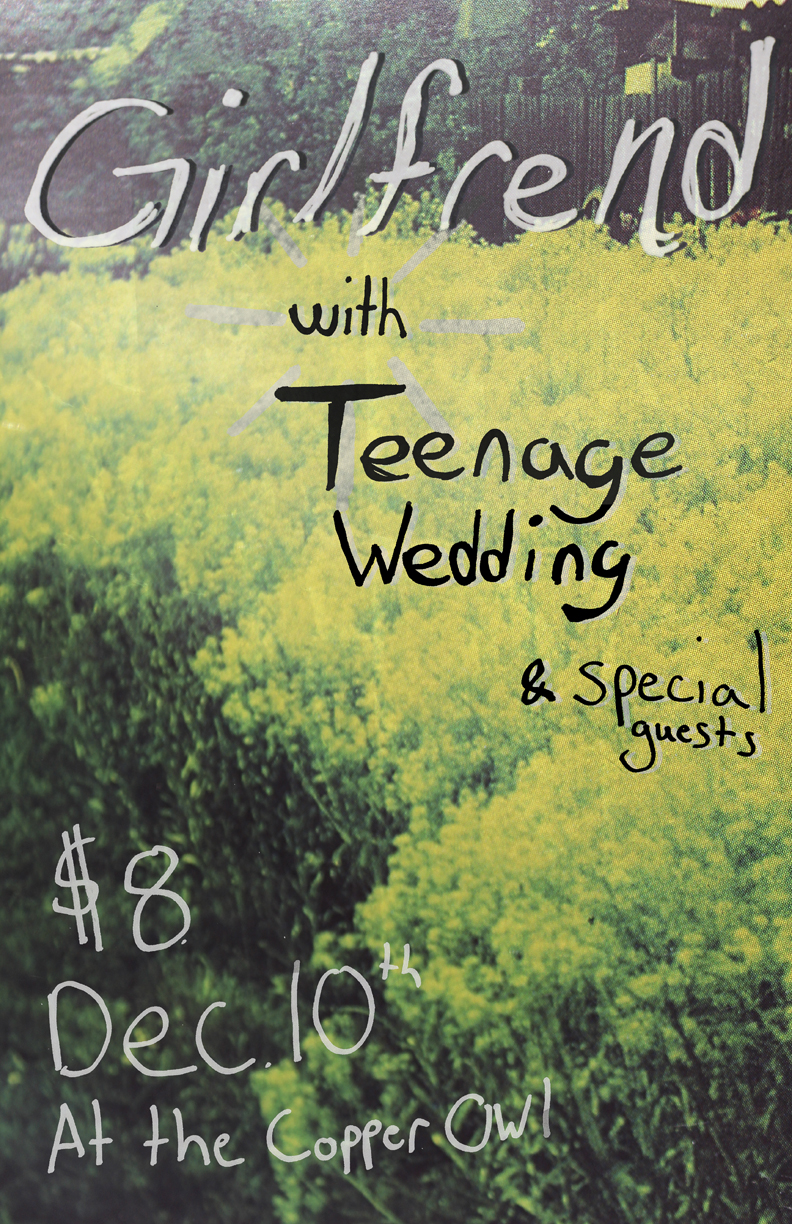 Girlfrend, Teenage Wedding, Smoke Eaters, Stuck @ Copper Owl Dec 10 2015 - Jun 8th @ Copper Owl