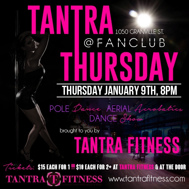Tantra Thursday: Tantra Fitness @ Vancouver FanClub Jan 8 2015 - May 6th @ Vancouver FanClub