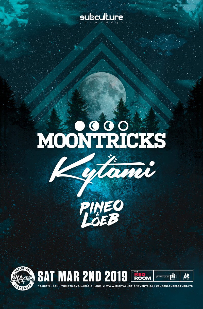 Moontricks, Kytami, Pineo & Loeb @ The Red Room Mar 2 2019 - May 12th @ The Red Room
