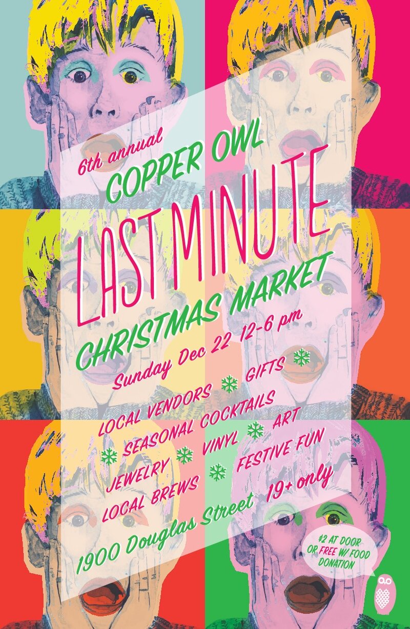 Copper Owl Last Minute Xmas Market & Party!: various vendors, Audio Osmosis @ Copper Owl Dec 22 2019 - May 22nd @ Copper Owl