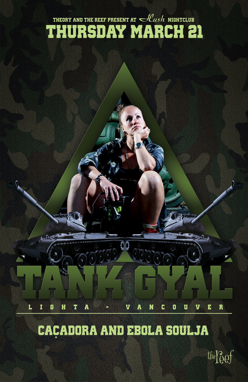 Tank Gyal @ Hush Mar 21 2013 - May 6th @ Hush