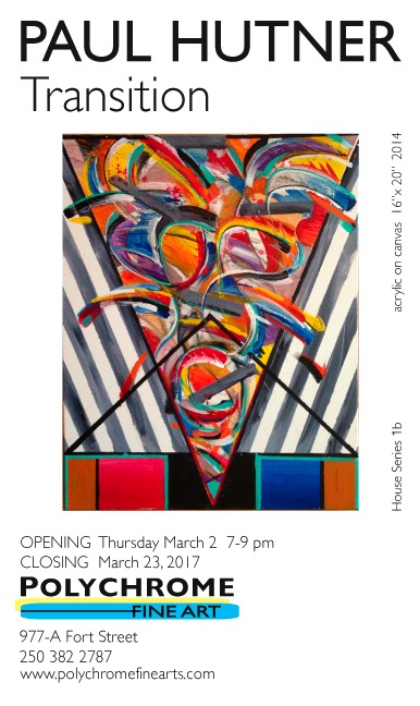 TRANSITION: Paul Hutner @ Shawn Shepherd Mar 2 2017 - May 5th @ Shawn Shepherd