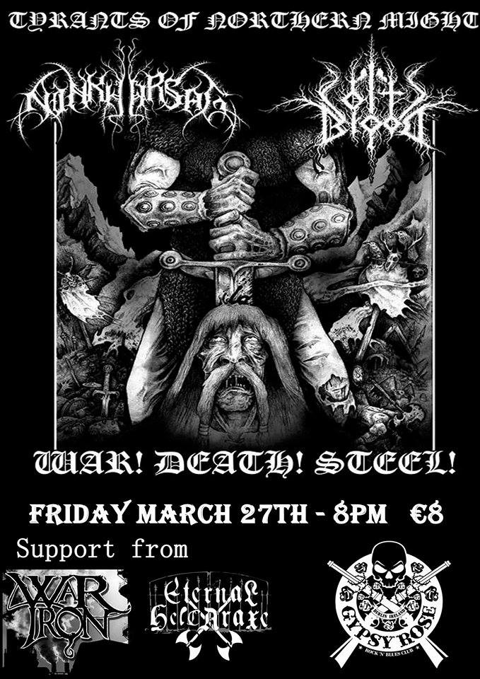 Coltsblood, Ninkharsag, War Iron, Eternal Helcaraxe @ Gypsy Rose Bar - Mar 27, 2015