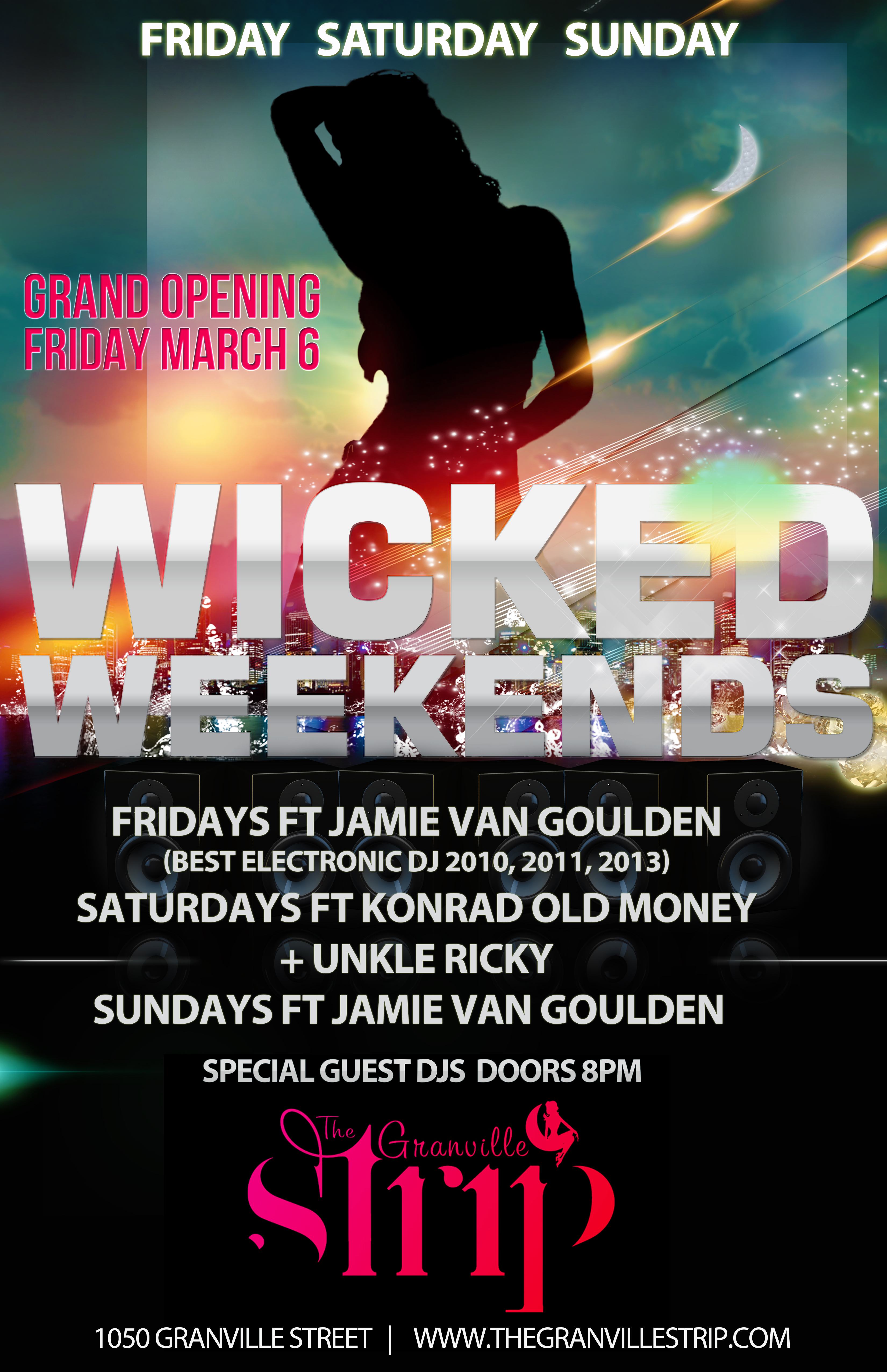 GRAND OPENING: Jaime Van Goulden, with special guests @ The Granville Strip Mar 6 2015 - May 12th @ The Granville Strip