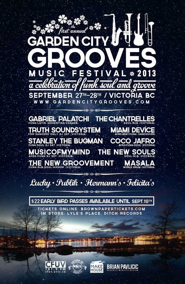 Garden City Grooves Music Festival After Party/Jam: Coco Jafro, musicofmymind @ Hermann's Jazz Club Sep 28 2013 - May 7th @ Hermann's Jazz Club
