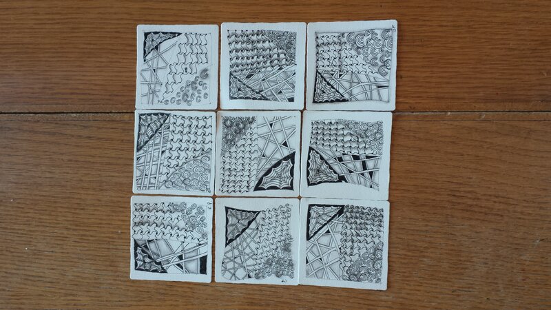 Introduction to Zentangle-create abstract art: Sherrie D (Certified Zentangle teacher) @ Cook Street Village Activity Centre Dec 31 1969 - May 6th @ Cook Street Village Activity Centre