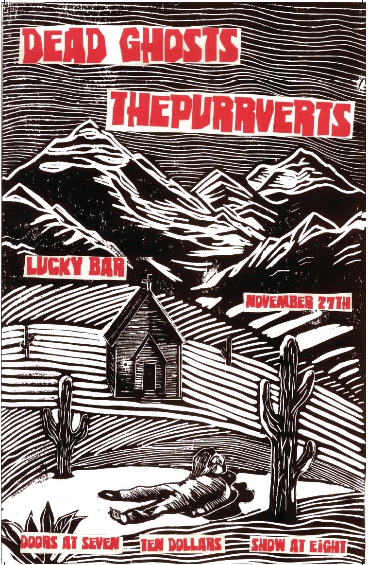 Dead Ghosts, thepurrverts @ Lucky Bar Nov 27 2015 - May 12th @ Lucky Bar
