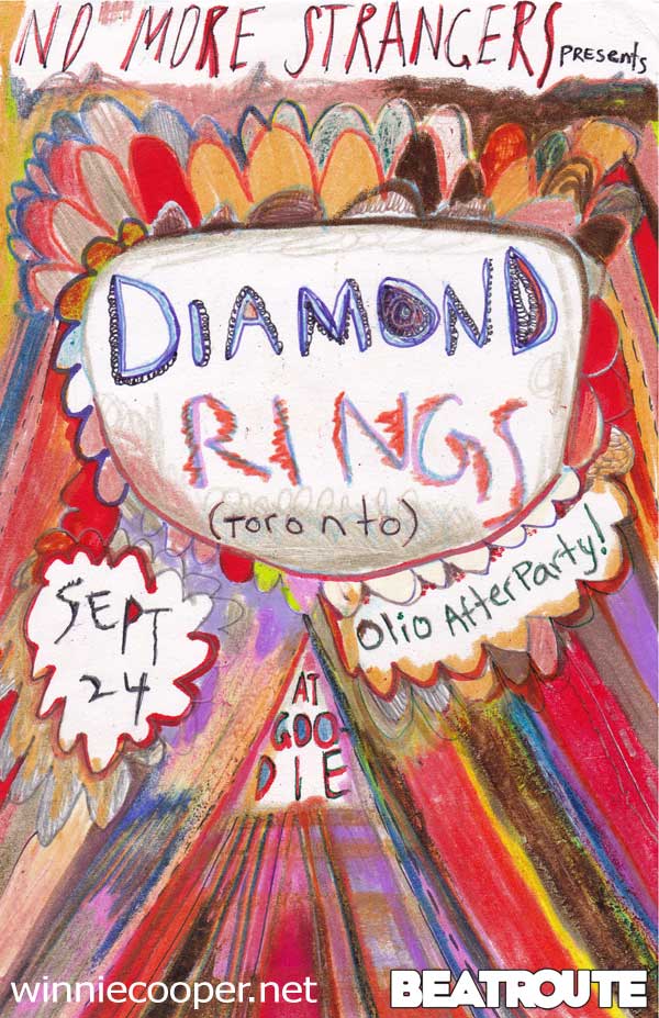 Diamond Rings, Hunk The Drunk @ Goodie - Sep 24, 2010