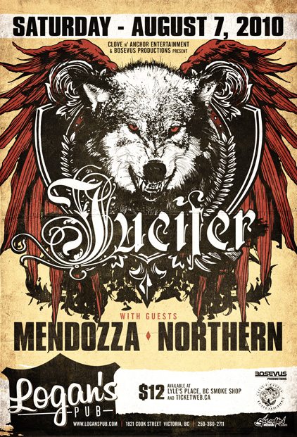 Jucifer, Mendozza, Northern - Victoria @ Logan's Pub Aug 7 2010 - May 8th @ Logan's Pub