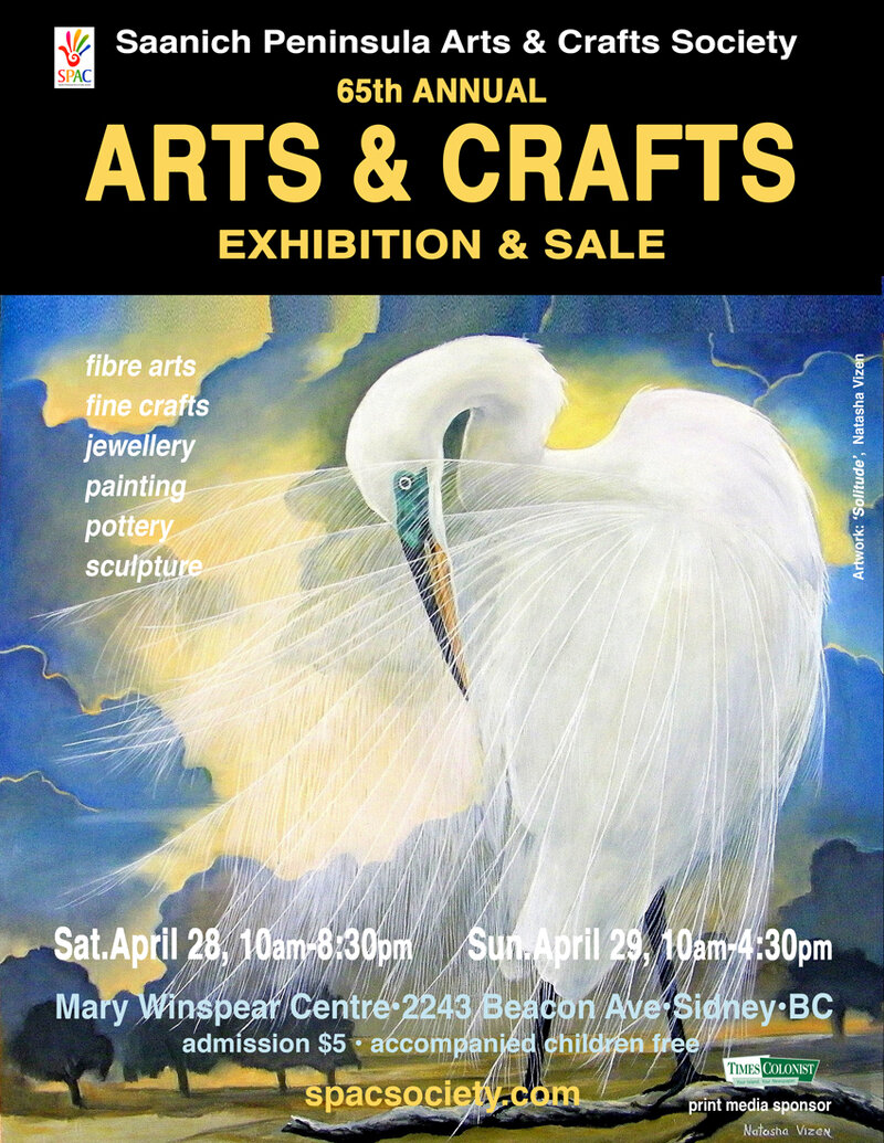 SPAC 65th Annual Arts & Crafts Exhibition & Sale @ Mary Winspear Centre - Apr 28, 2018